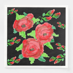 Rote Rose Paper Napkins Serviette