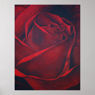 Rote Rose Poster