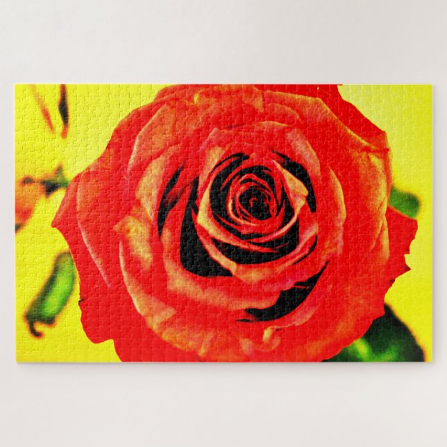 Rote Rose Puzzle (Horizontal)