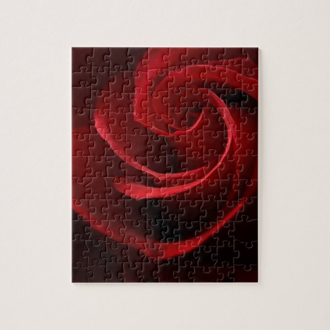 Rote Rose Puzzle (Vertikal)