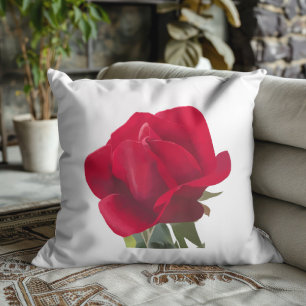 Rote Rose - Red rose Kissen