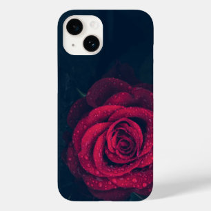 Rote Rose, Regentropfen Case-Mate iPhone 14 Hülle