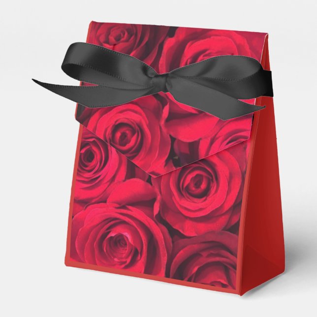Rote Rose Romance Geschenkschachtel (Vorderseite)