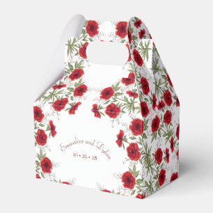 Rote Rose Romantische Hochzeit Geschenkschachtel