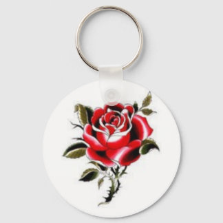 rote Rose Schlüsselanhänger