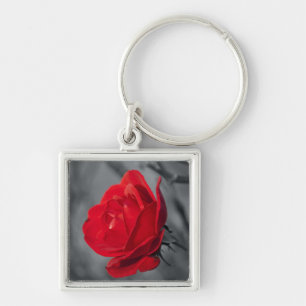 Rote Rose Schlüsselanhänger