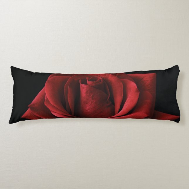 Rote Rose Seitenschläferkissen (Vorderseite)