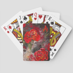 Rote Rose Spielkarten