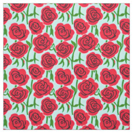 Rote Rose Stoff