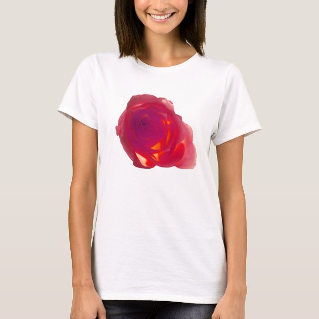 Rote Rose T-Shirt (Vorderseite)