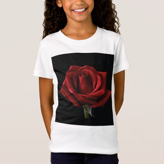 Rote Rose T-Shirt (Vorderseite)