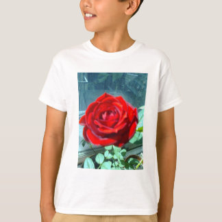 rote Rose T-Shirt
