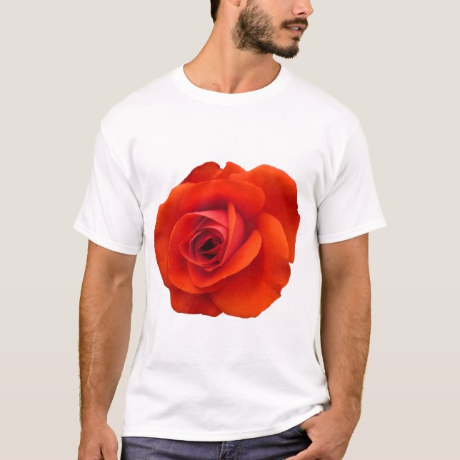 Rote Rose T-Shirt (Vorderseite)