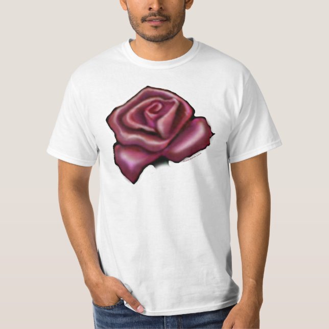 Rote Rose T-Shirt (Vorderseite)