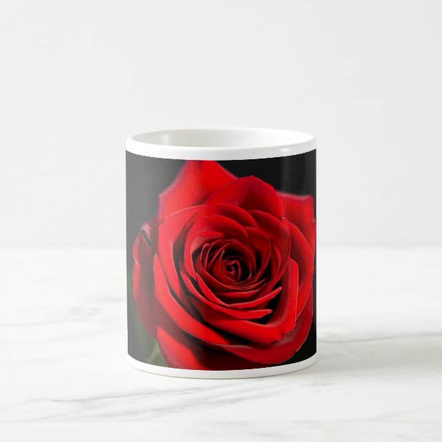Rote Rose Tasse (Mittel)