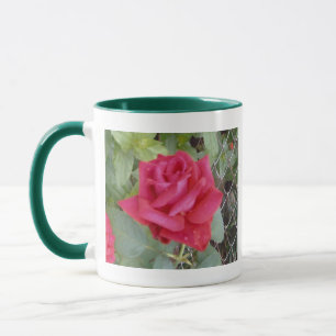 Rote Rose Tasse