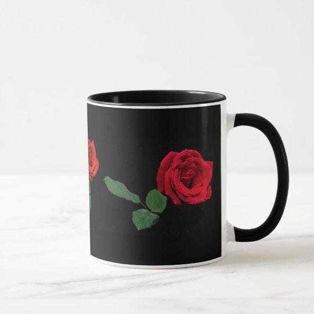 Rote Rose Tasse (Rechts)