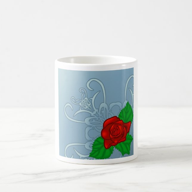 Rote Rose Tasse (Von Creator hochgeladen)