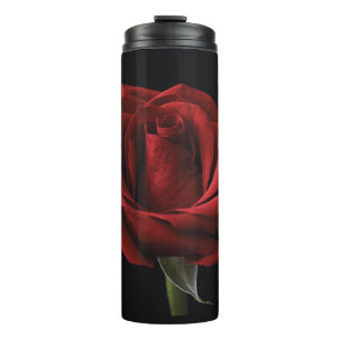 Rote Rose Thermosbecher