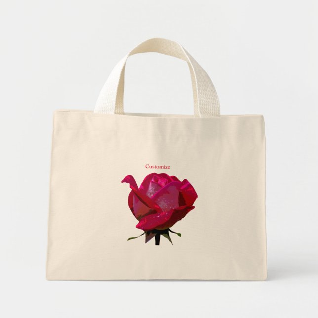 Rote Rose Thunder_Cove Mini Stoffbeutel (Vorne)