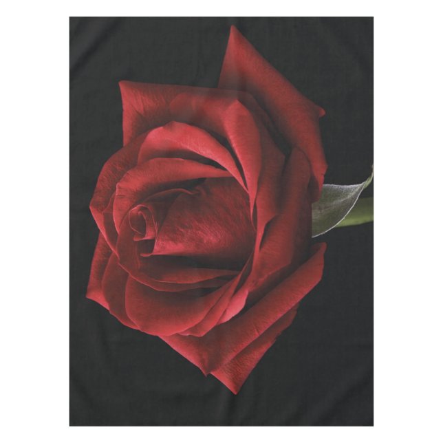 Rote Rose Tischdecke (Vorderseite)