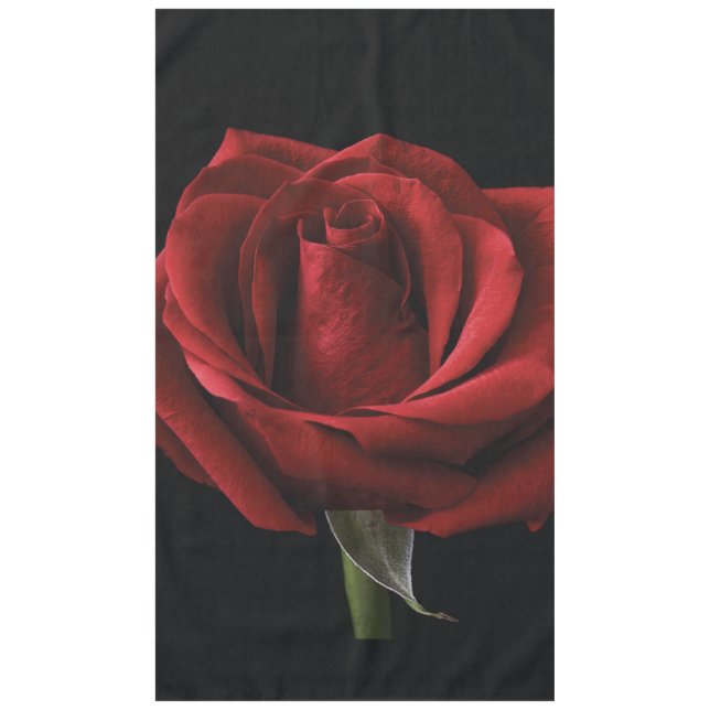 Rote Rose Tischdecke (Vorderseite)