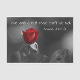 Rote Rose Tissue Paper Seidenpapier