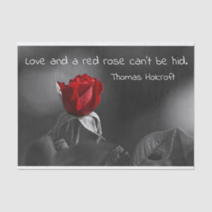Rote Rose Tissue Paper Seidenpapier