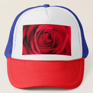 rote Rose Truckerkappe