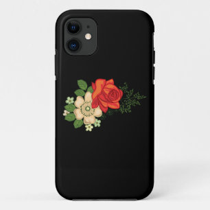 Rote Rose und Gänseblümchen Case-Mate iPhone Hülle