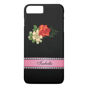 Rote Rose und Milchprodukte Rosa Personalisierter Case-Mate iPhone Hülle