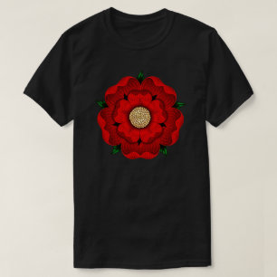Rote Rose von Lancaster T-Shirt