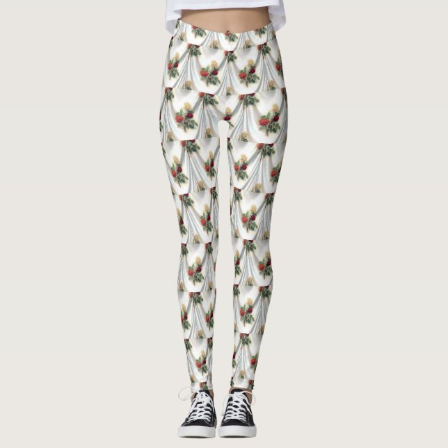 rote Rose Vorhang Thunder_Cove Leggings (Vorderseite)