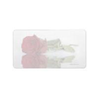 Rote Rose Wasserzeichen Elegant DIY Druckhochzeit