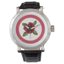 Rote Rose Watch Armbanduhr