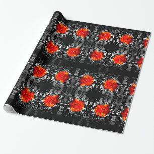 Rote Rose Wrapping Paper Geschenkpapier