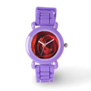 Rote Rose Wrist Watch Armbanduhr
