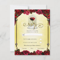 Rote Rose Yellow Gold Princess Sparkon Party UAWG