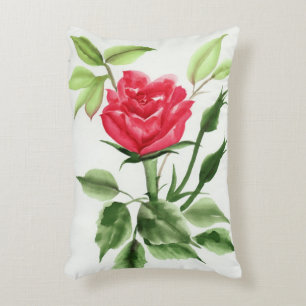 Rote Rose Zierkissen