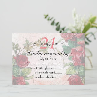 Rote Rosen 21 Geburtstag Einladung