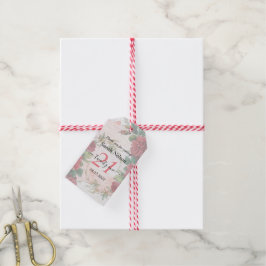 Rote Rosen 21 Geburtstag Geschenkanhänger