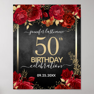 Rote Rosen 50. Geburtstagspender Poster