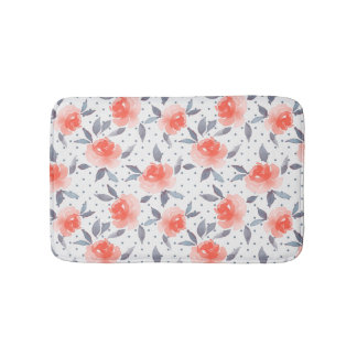 Rote Rosen Badematte