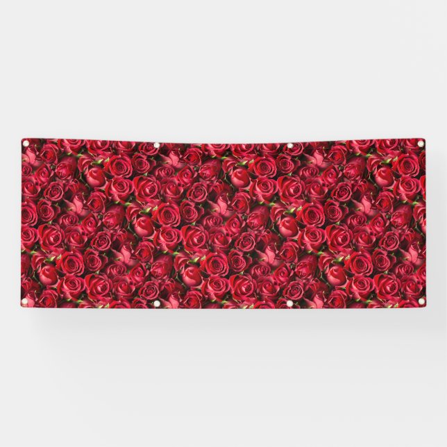 Rote Rosen Banner (Horizontal)