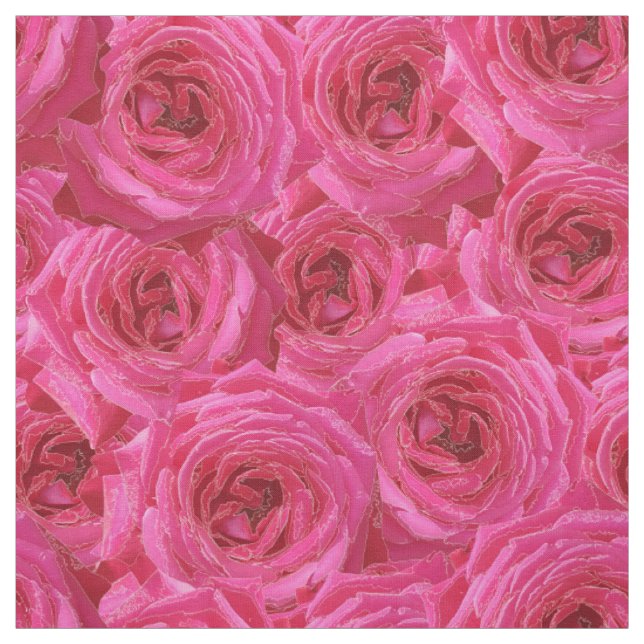 Rote Rosen, Blume, Rot, Liebe Stoff (Muster)