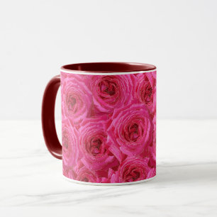 Rote Rosen, Blume, Rot, Liebe Tasse