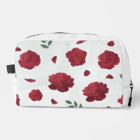 Rote Rosen Blumenprint Cut Sew Tasche