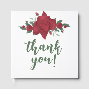 Rote Rosen Boho Wedding Gästebuch