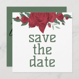 Rote Rosen Boho Wedding Save The Date