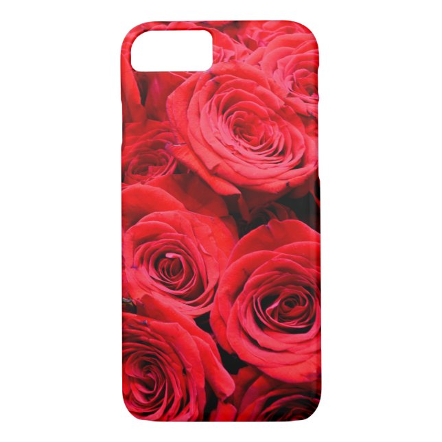 Rote Rosen Case-Mate iPhone Hülle (Rückseite)